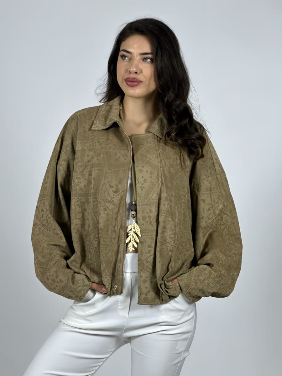 Bomber Gamuza Forrada Boho A4-872