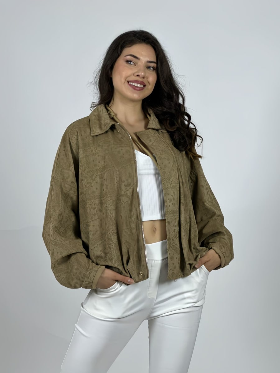 Bomber Gamuza Forrada Boho A4-871