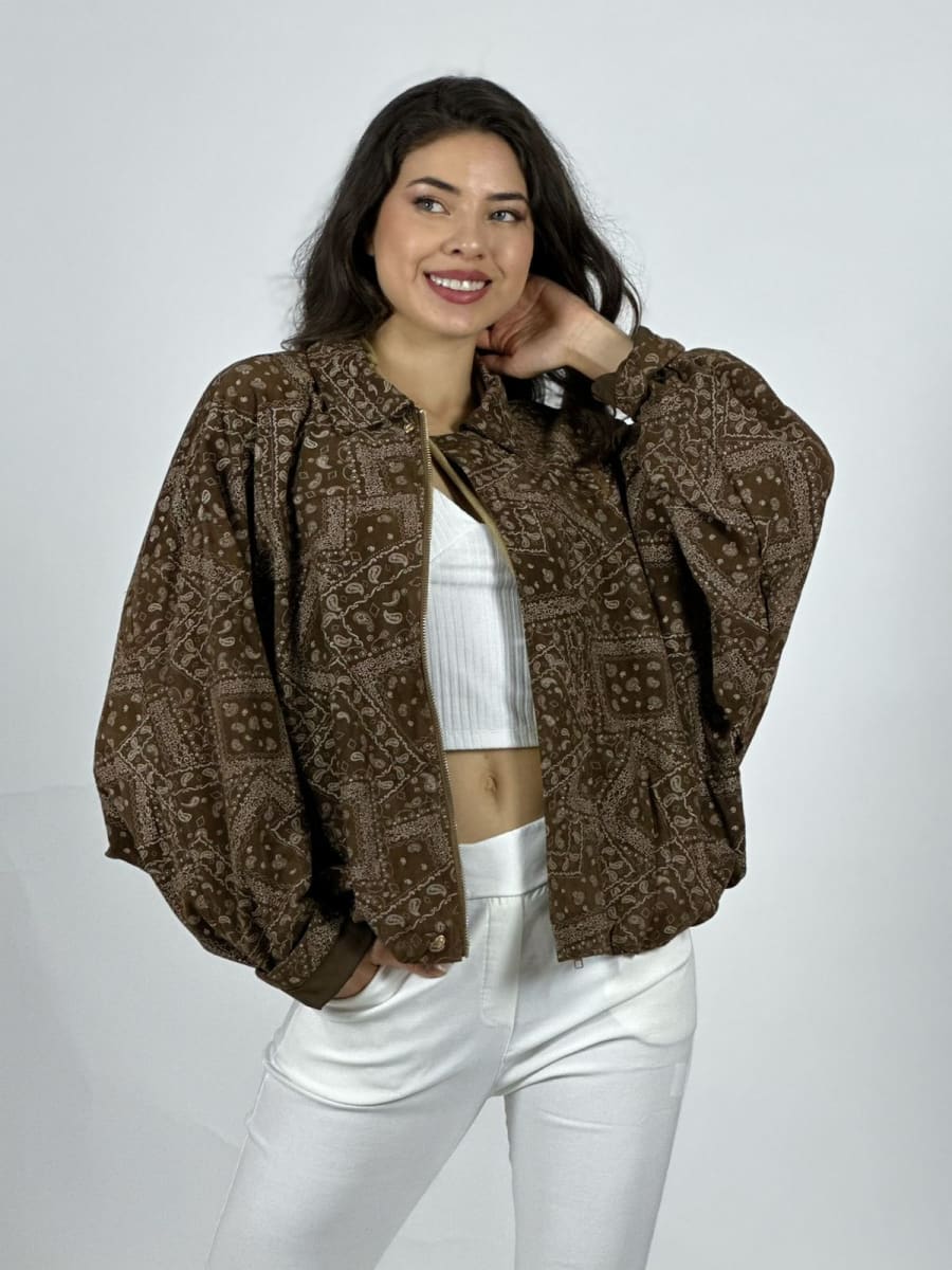 Bomber Gamuza Forrada Boho A4-879