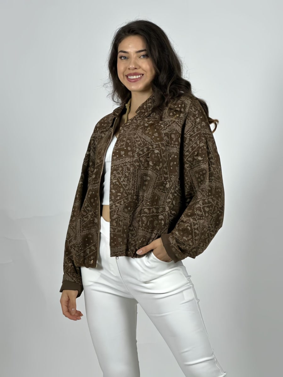 Bomber Gamuza Forrada Boho A4-8710
