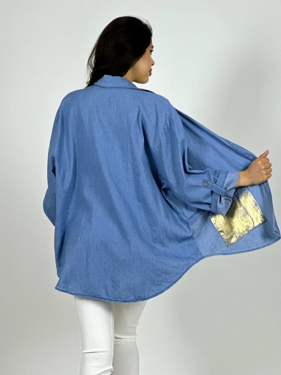 Camisa Mezclilla Estampado SNOOPY A1-425