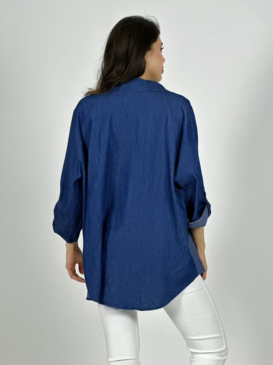 Camisa Mezclilla Estampado SNOOPY A1-4210