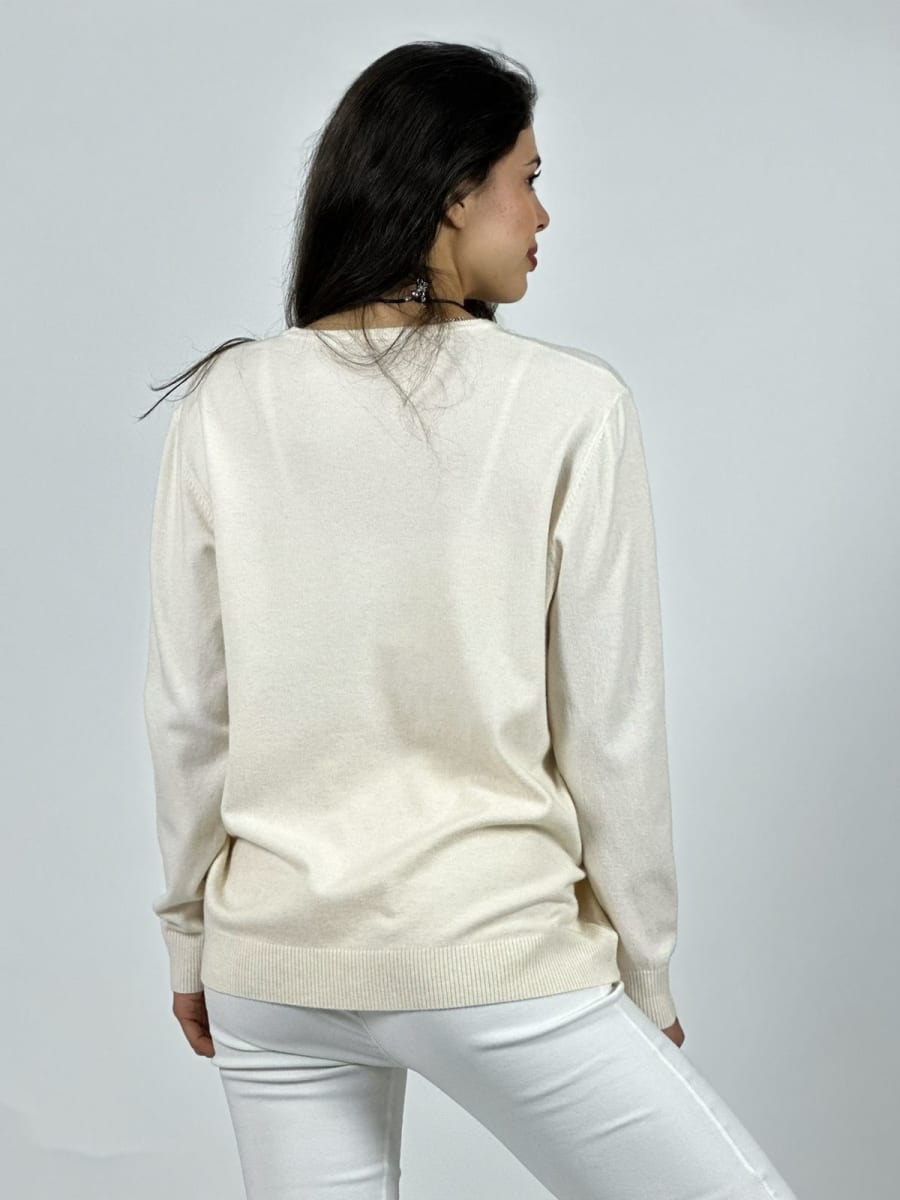 Sweater Spandex Estampado Hojas A3-65/683