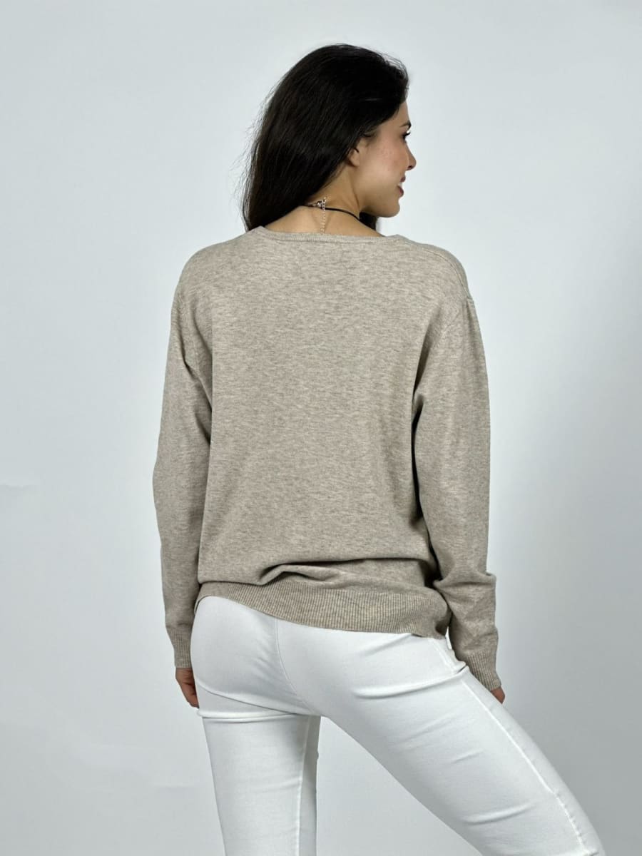 Sweater Spandex Estampado Hojas A3-65/6819