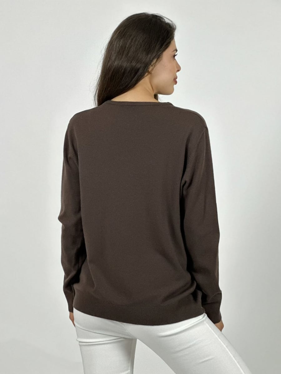 Sweater Spandex Patron Circular Floral Sutil A4-8412