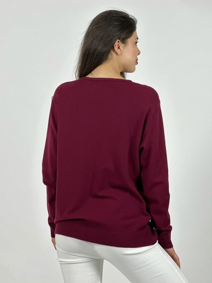 Sweater Spandex Patron Circular Floral Sutil A4-8415