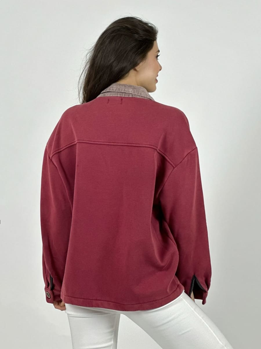 Chaqueta Afranelada con Cierre 3 Bolsillos A3-677