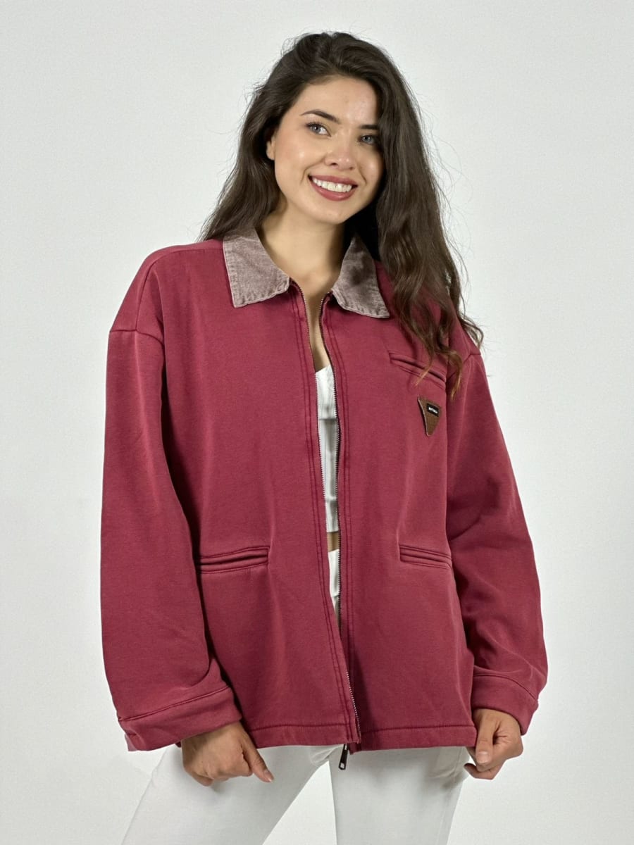 Chaqueta Afranelada con Cierre 3 Bolsillos A3-675