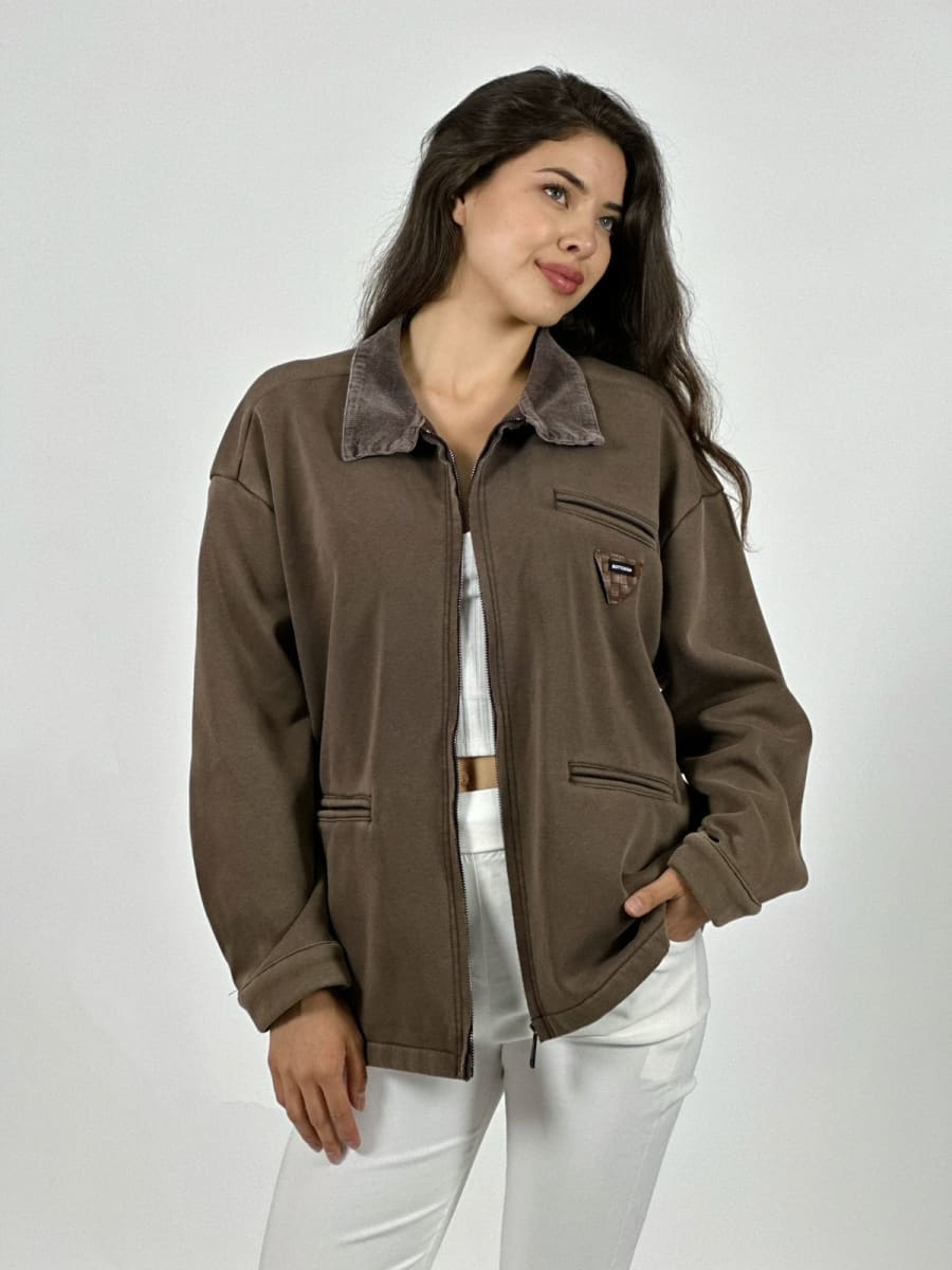 Chaqueta Afranelada con Cierre 3 Bolsillos A3-672