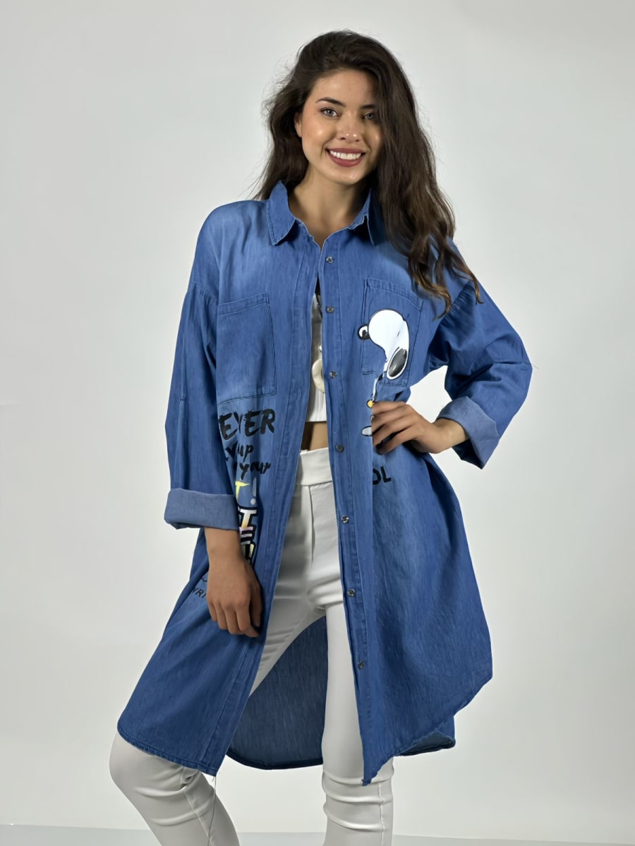 Bluson Mezclilla Snoopy BE COOL A3-821