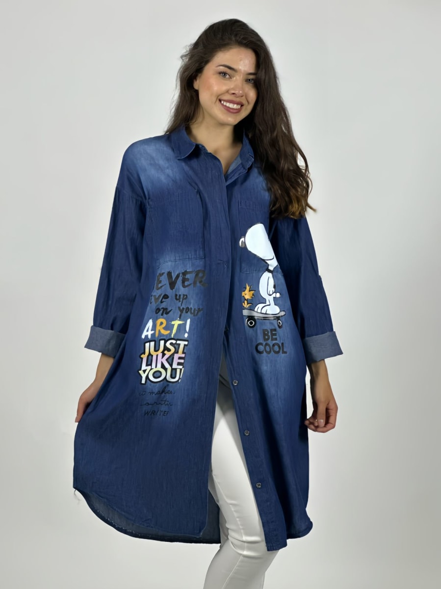 Bluson Mezclilla Snoopy BE COOL A3-828