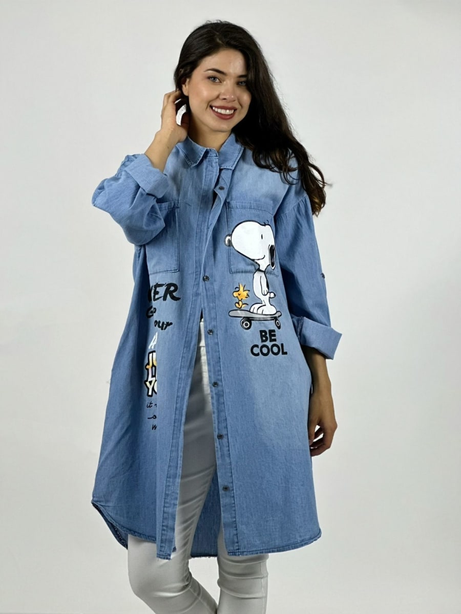 Bluson Mezclilla Snoopy BE COOL A3-825