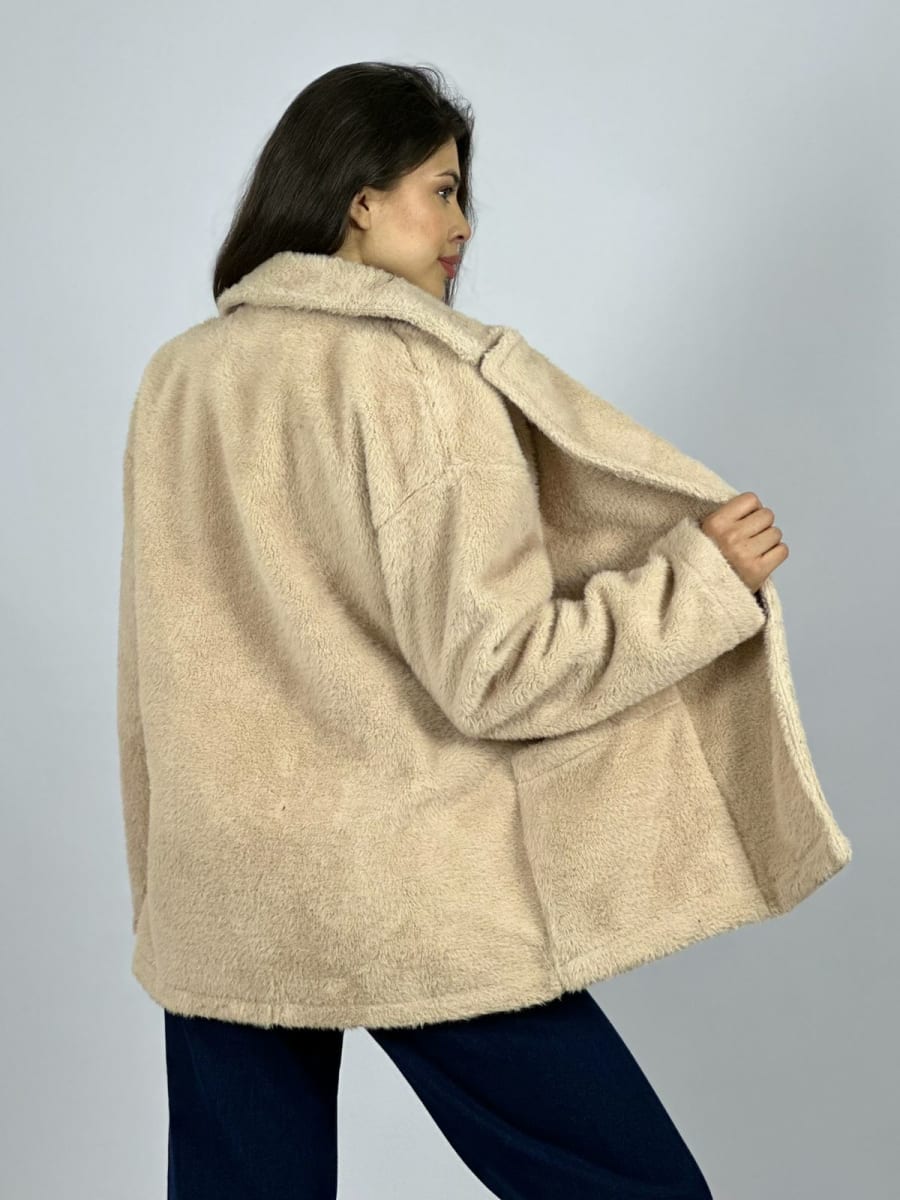 Abrigo Italiano Peludito 2 botones B3-153/15610