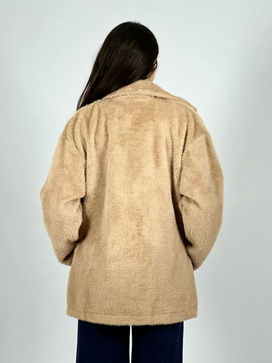 Abrigo Italiano Peludito 2 botones B3-153/1569