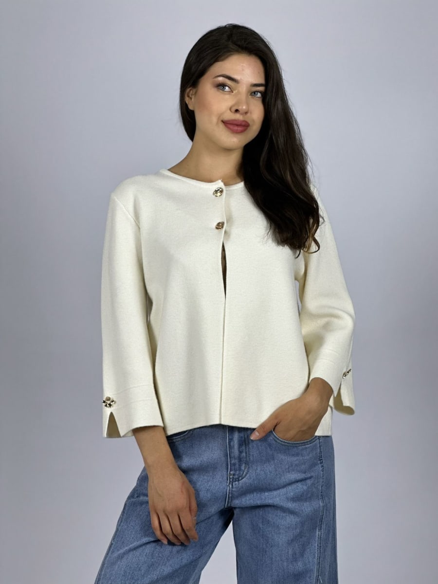 Chaleco 2 Botones Manga 3/4 B1-952