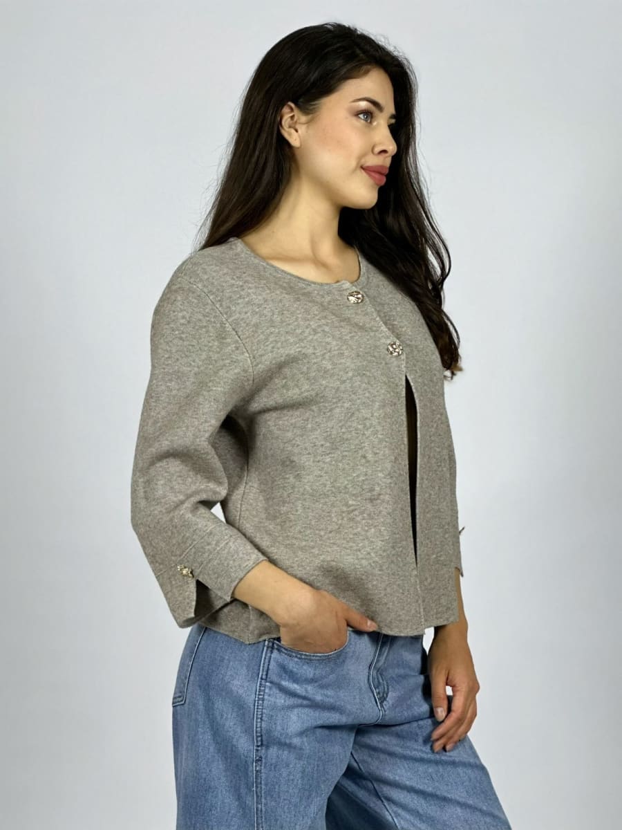 Chaleco 2 Botones Manga 3/4 B1-956