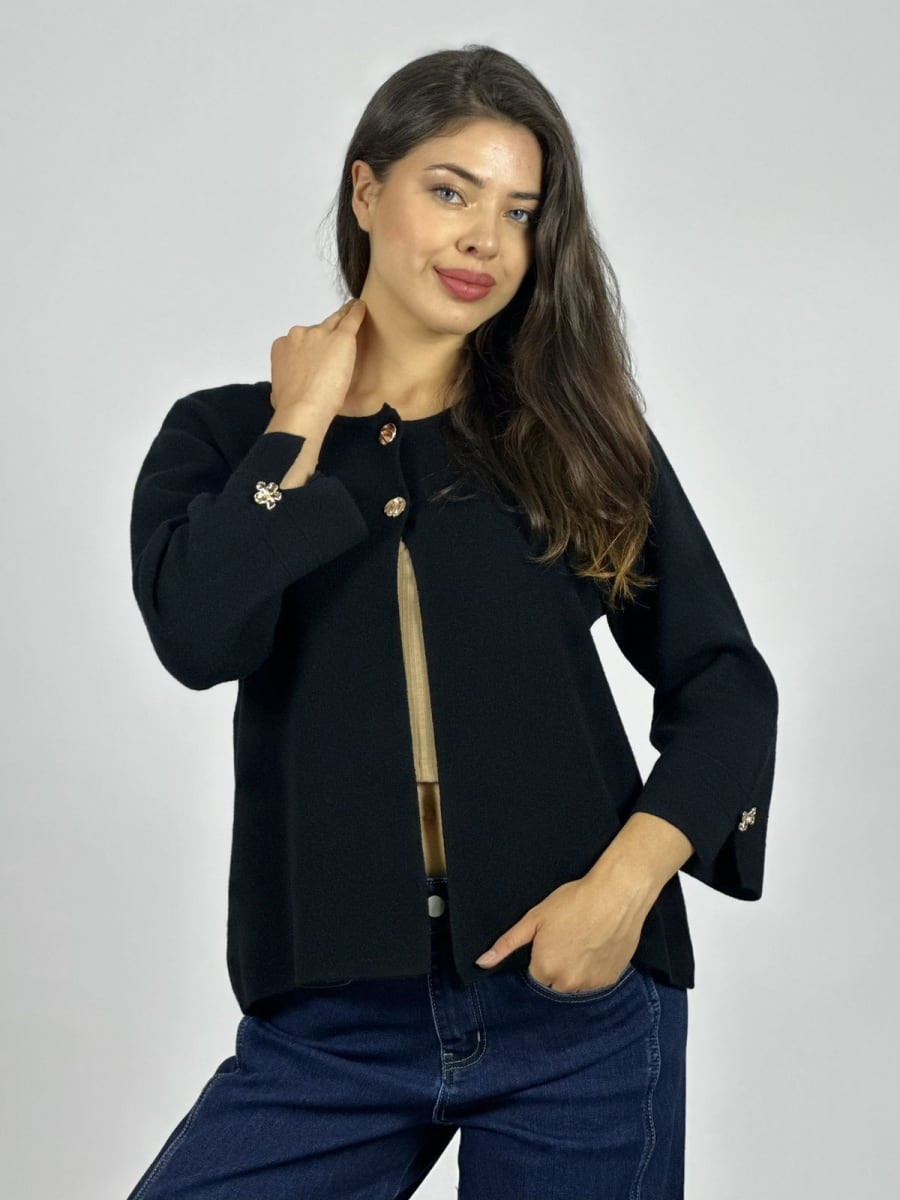 Chaleco 2 Botones Manga 3/4 B1-958