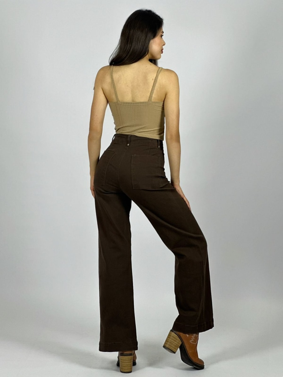 Jeans Rectos Costura Vertical B1-1143