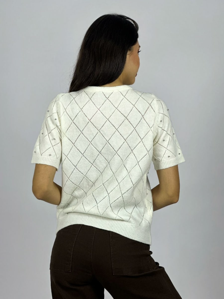 Sweater Spandex Rombos y Tachas B4-168/1704
