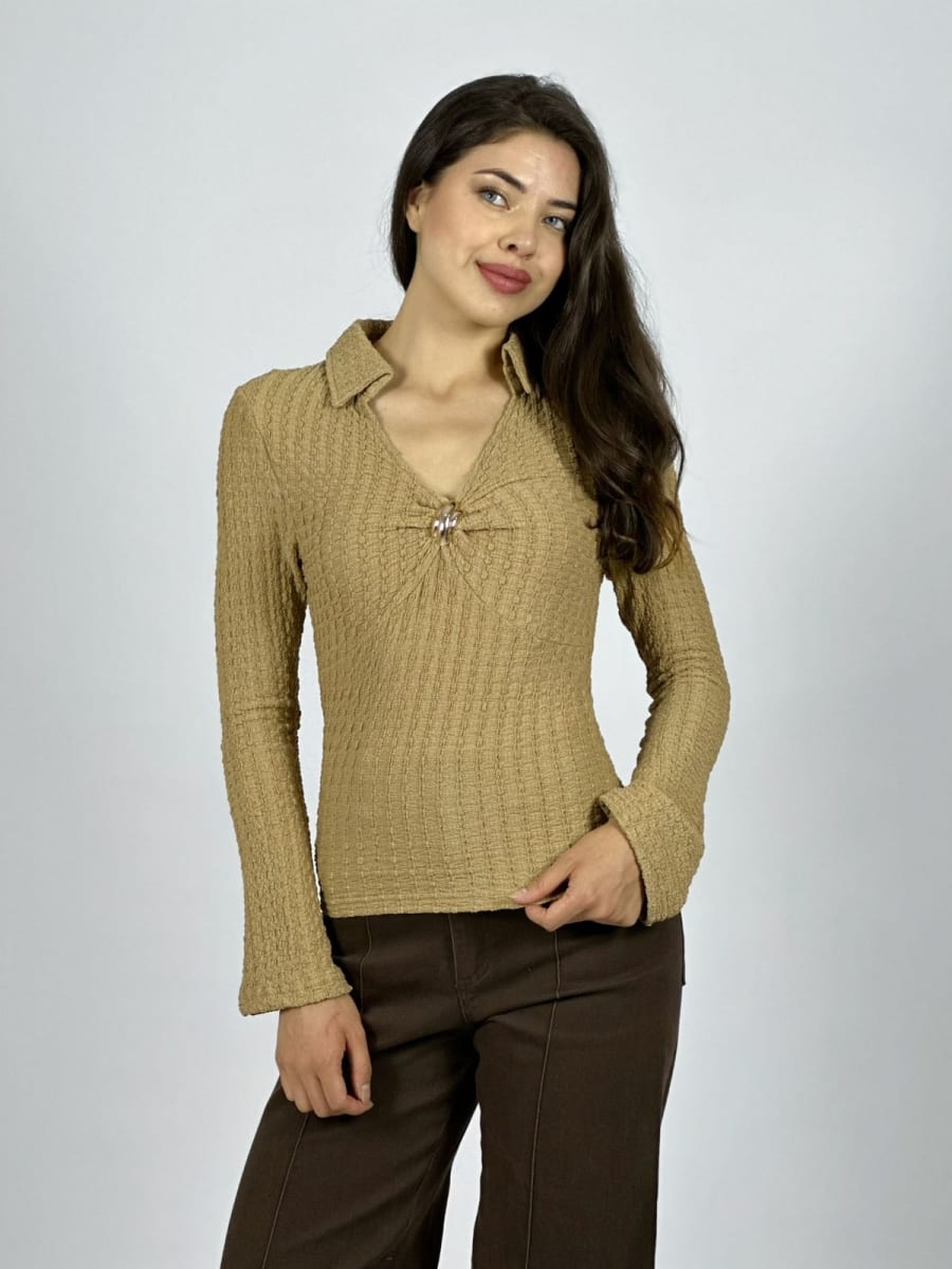 Polera Texturizada B4-1668