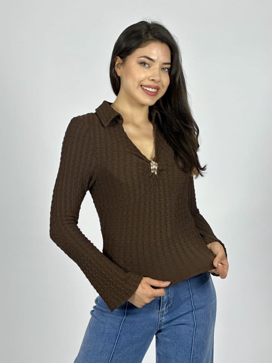 Polera Texturizada B4-1664