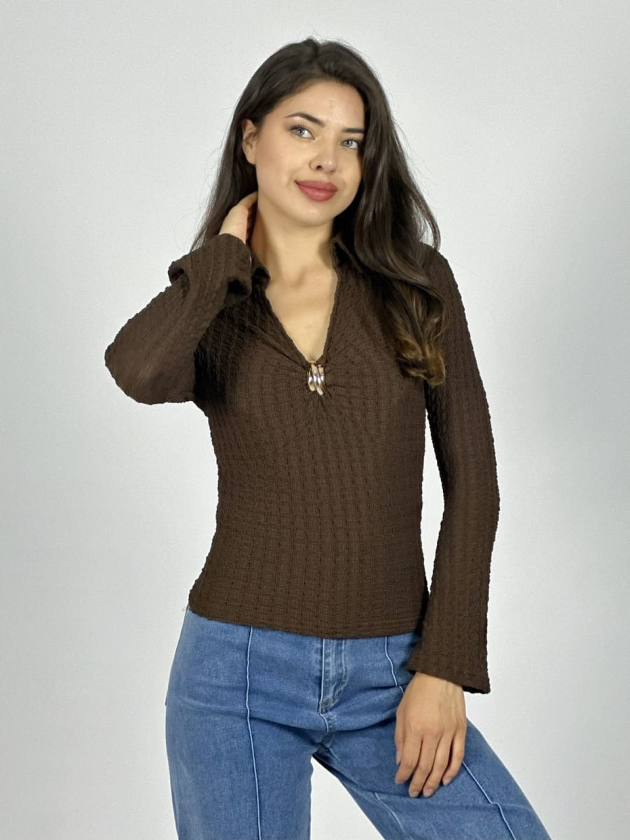 Polera Texturizada B4-1665