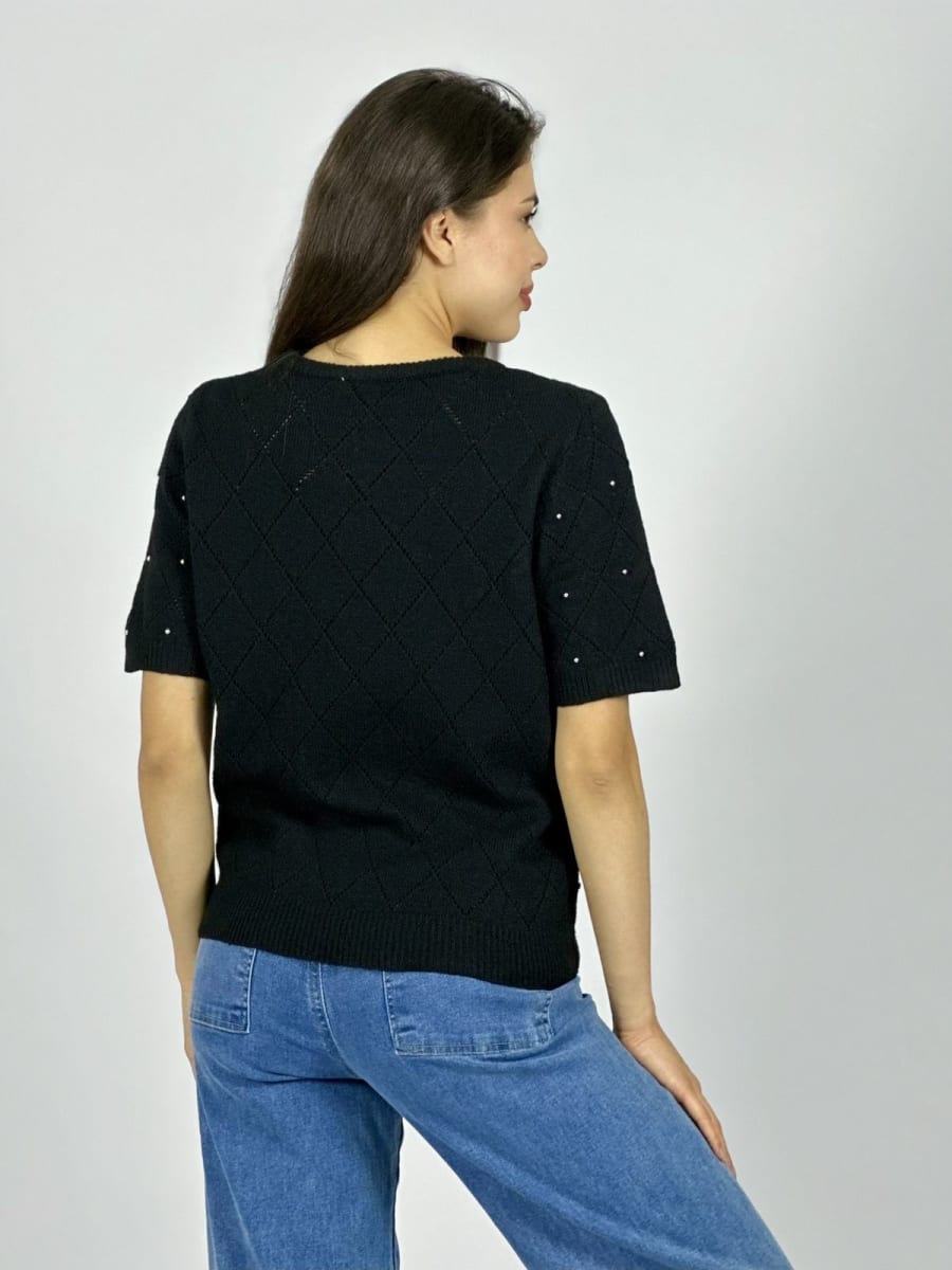 Sweater Spandex Rombos y Tachas B4-168/17018