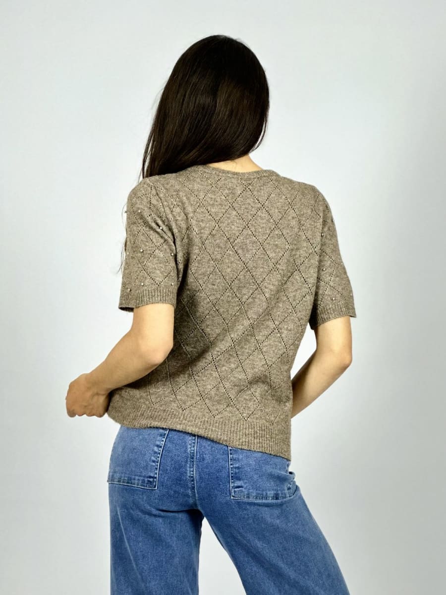 Sweater Spandex Rombos y Tachas B4-168/17015