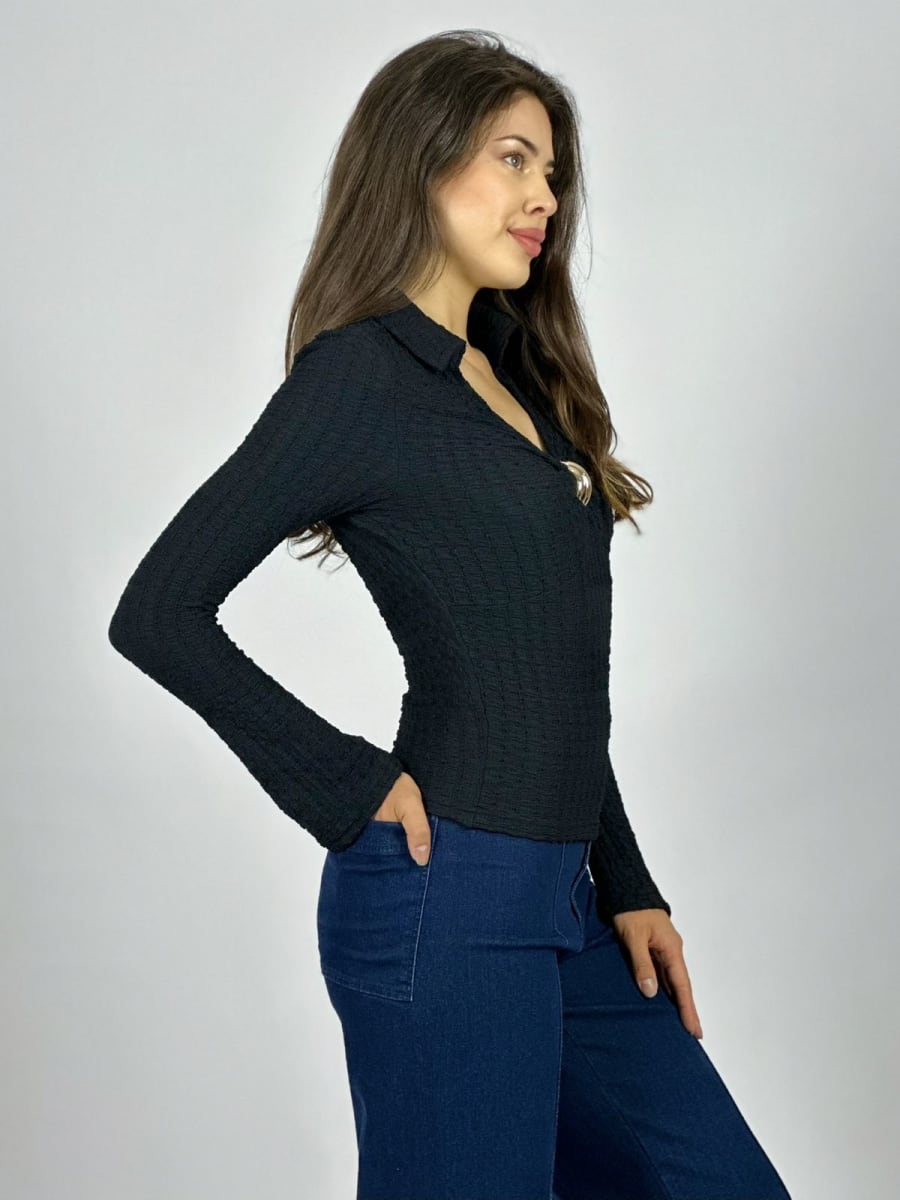 Polera Texturizada B4-16611