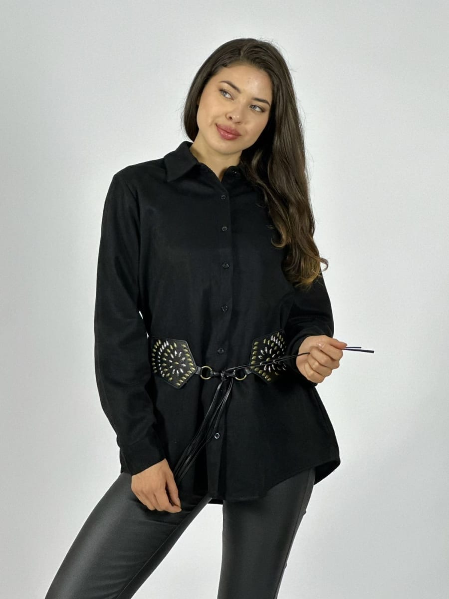 SobreCamisa Gamuza con Cinturon A1-110