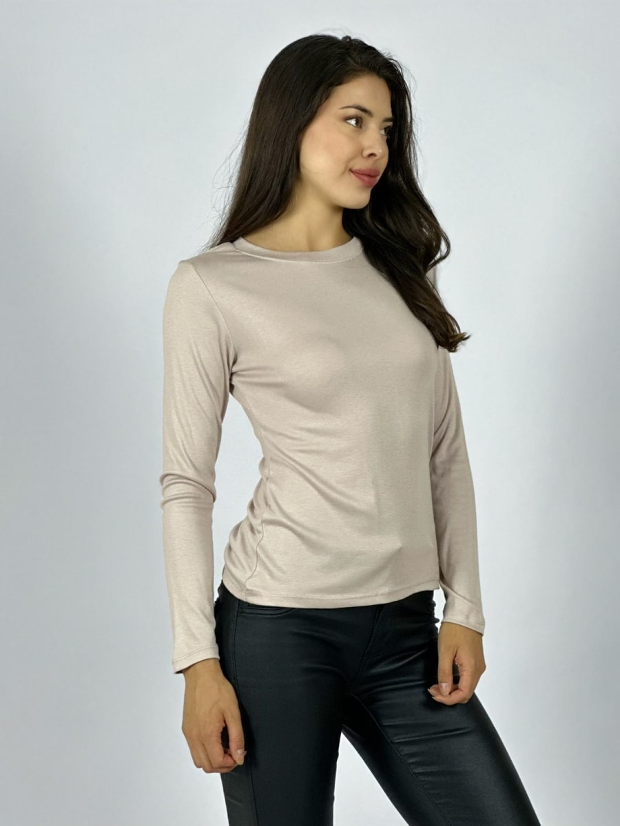 Polera Basica Manga Larga A1-219