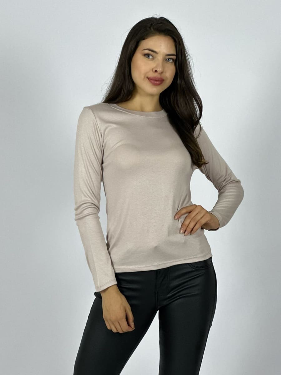 Polera Basica Manga Larga A1-217