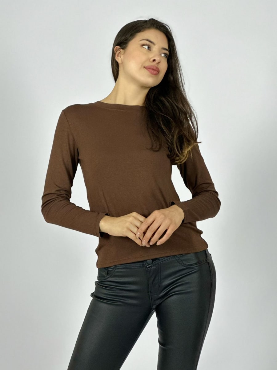 Polera Basica Manga Larga A1-2113