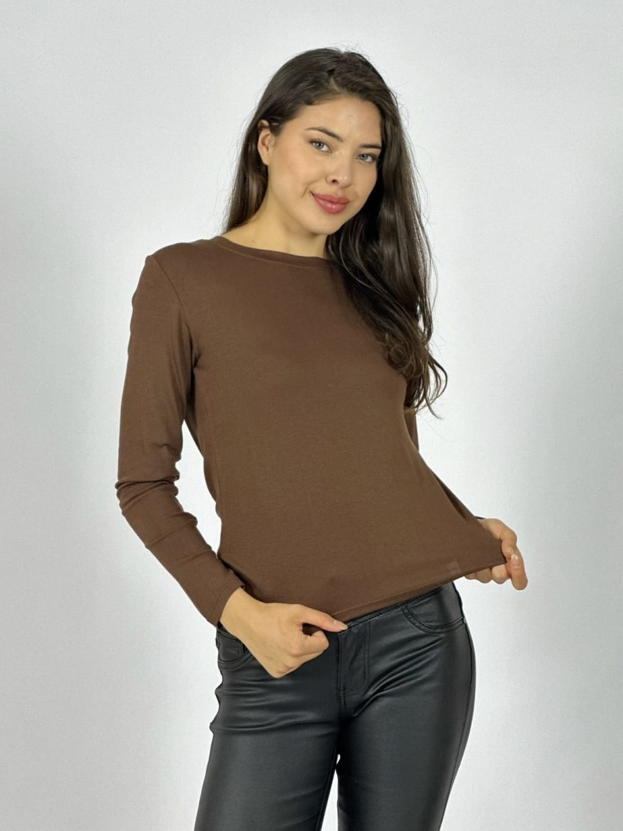 Polera Basica Manga Larga A1-2112