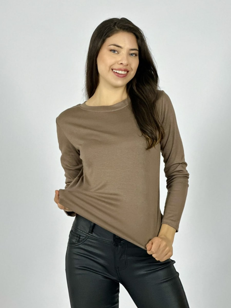 Polera Basica Manga Larga A1-212