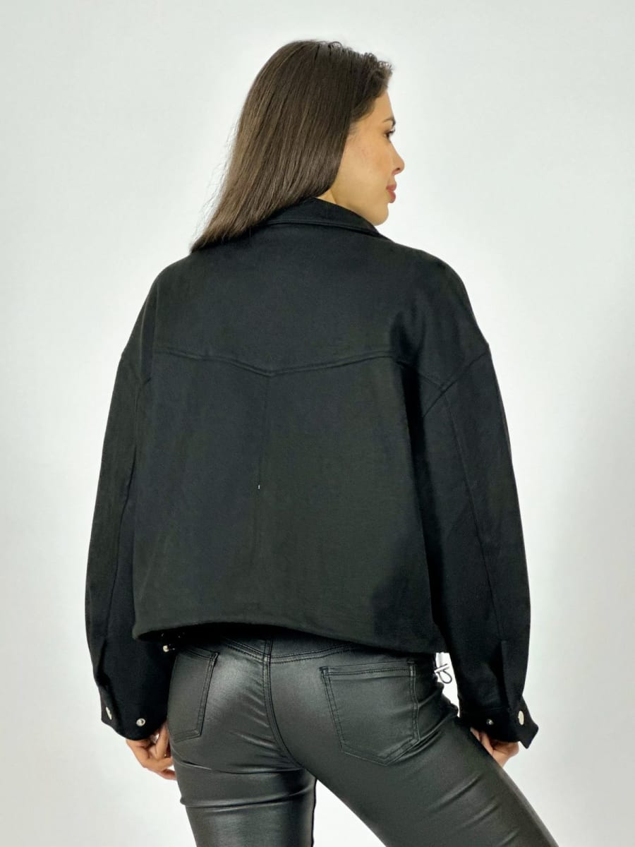 Chaqueta Gamuza Forrada Bolsillos Cargo A3-7811