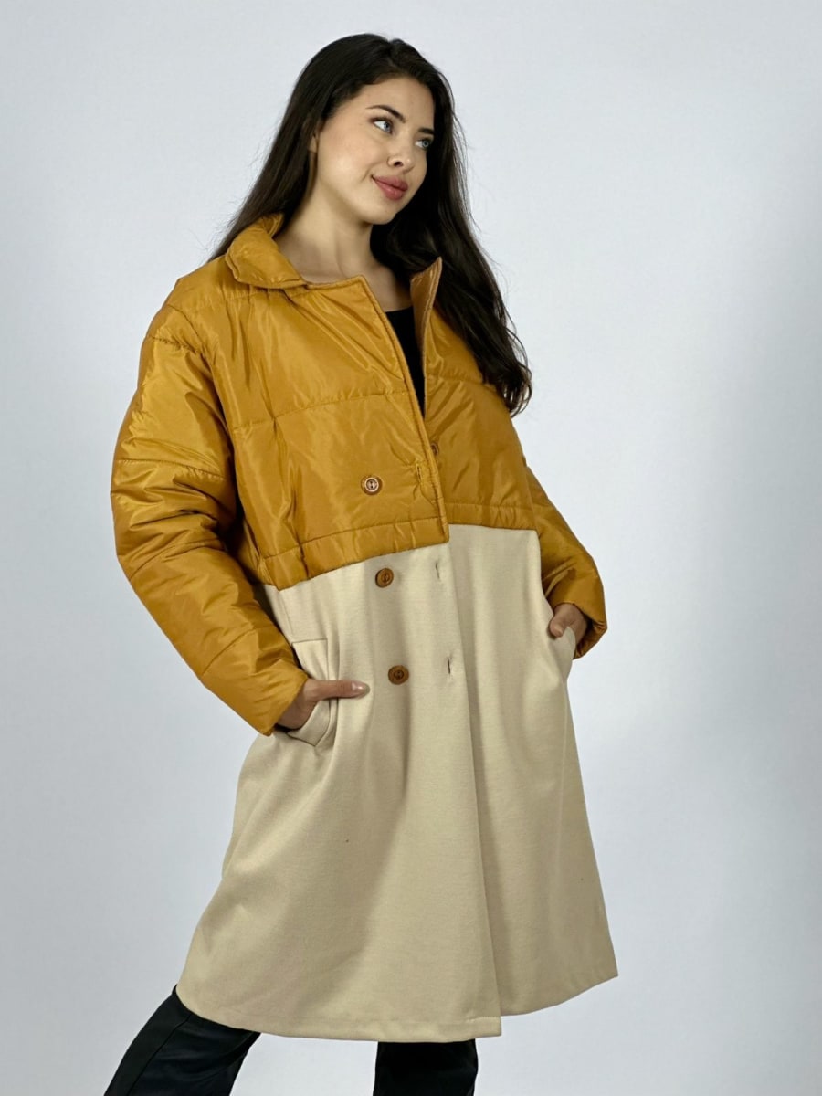 Abrigo Casaca/Paño Abotonado B1-112/1153