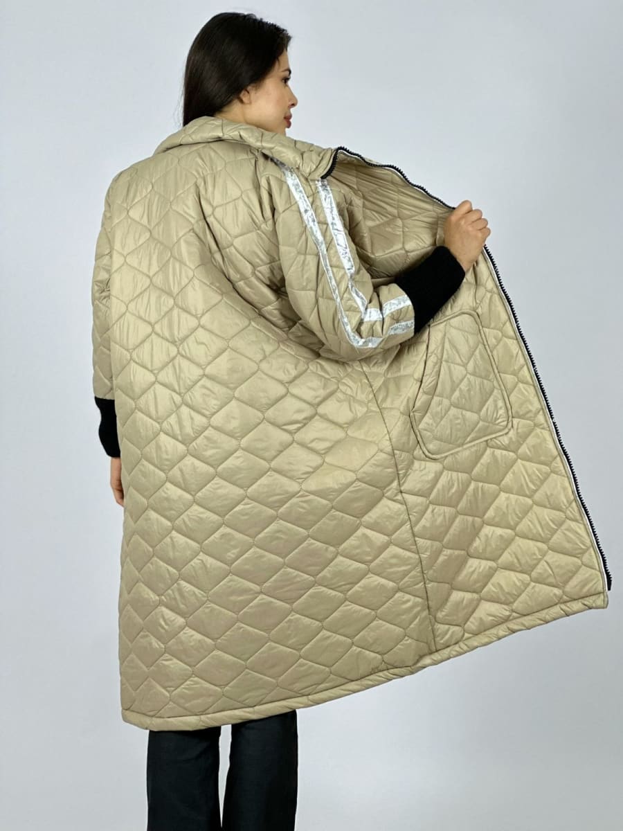 Parka Acolchada Con Bolsillos y Puños B3-137/1405
