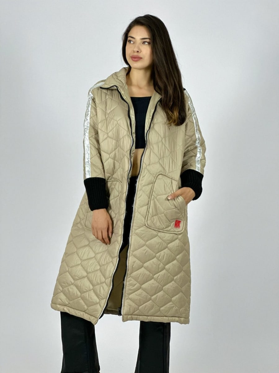 Parka Acolchada Con Bolsillos y Puños B3-137/1404