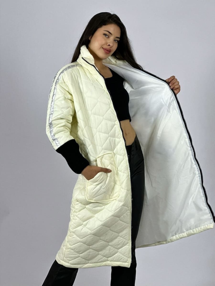 Parka Acolchada Con Bolsillos y Puños B3-137/1407