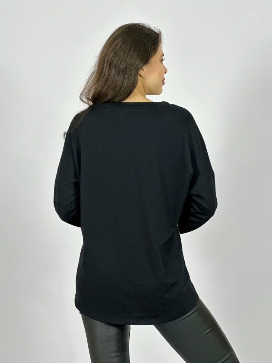 Polera Algodon Corazon Estrella Print Brillos A1-7810
