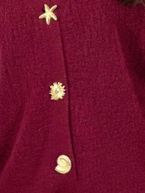 Sweater Lana Botones Caracolas y Estrellas A2-584