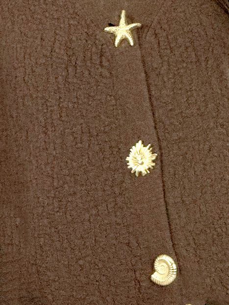 Sweater Lana Botones Caracolas y Estrellas A2-5812