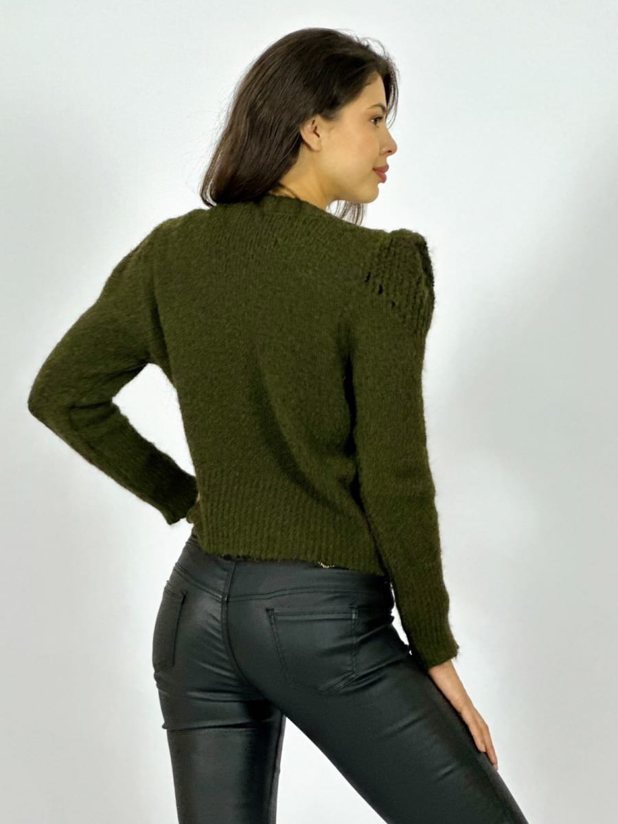 Sweater Lana Corto Abotonado A4-924