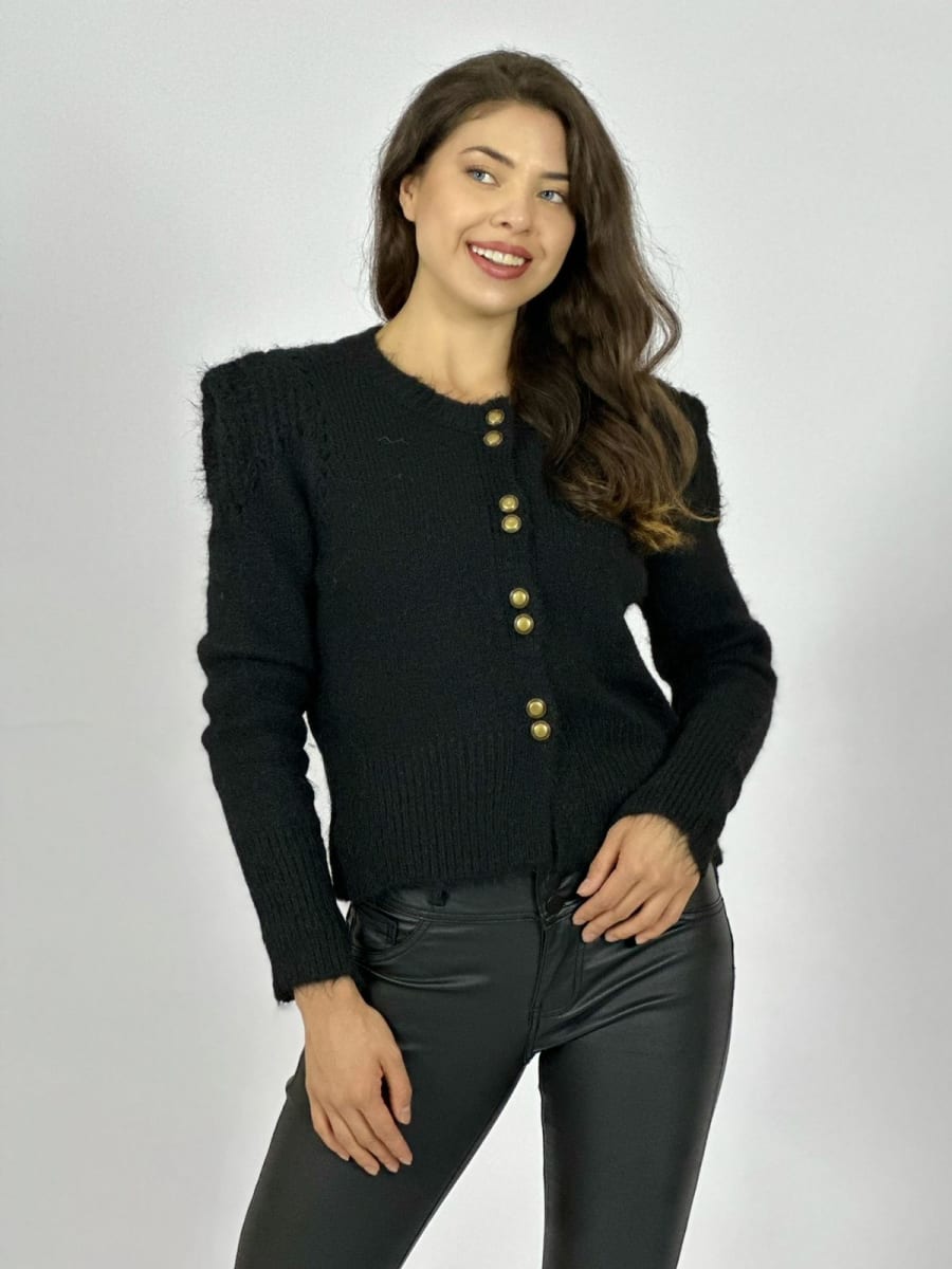 Sweater Lana Corto Abotonado A4-929