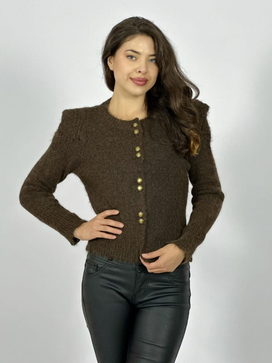Sweater Lana Corto Abotonado A4-9213