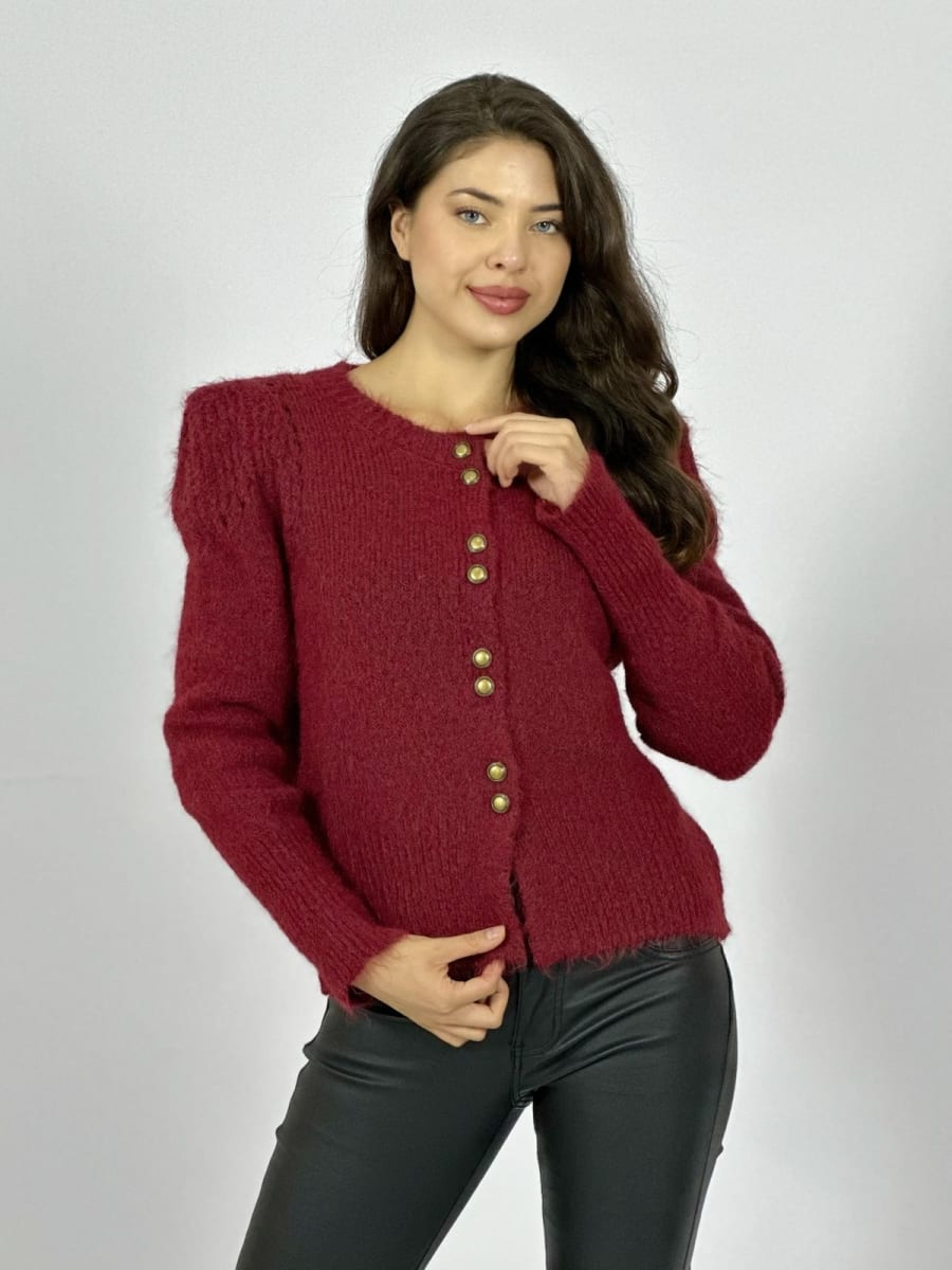 Sweater Lana Corto Abotonado A4-925