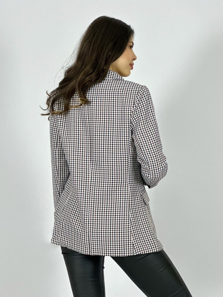 Blazer 2 Botones Cuadrilles B3-1416