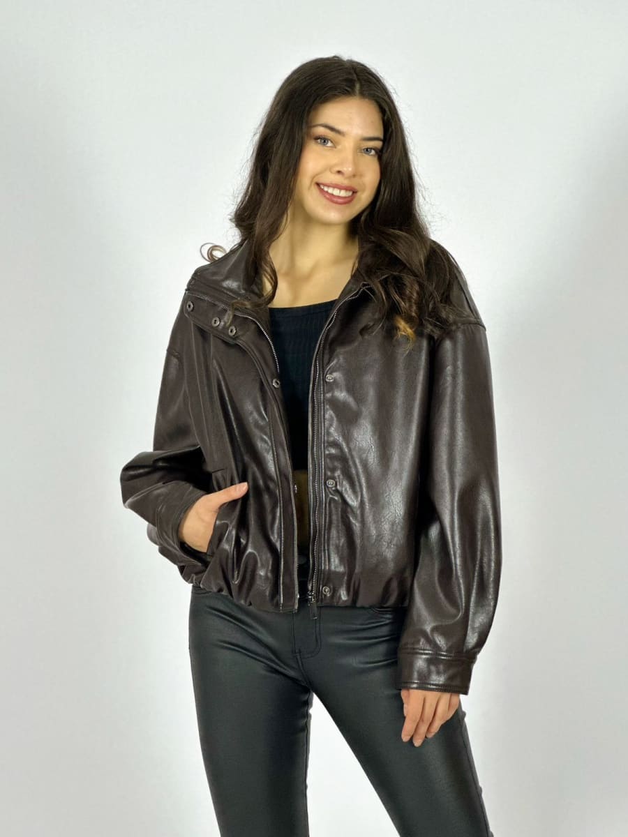 Chaqueta Bomber Ecocuero B3-144/1538