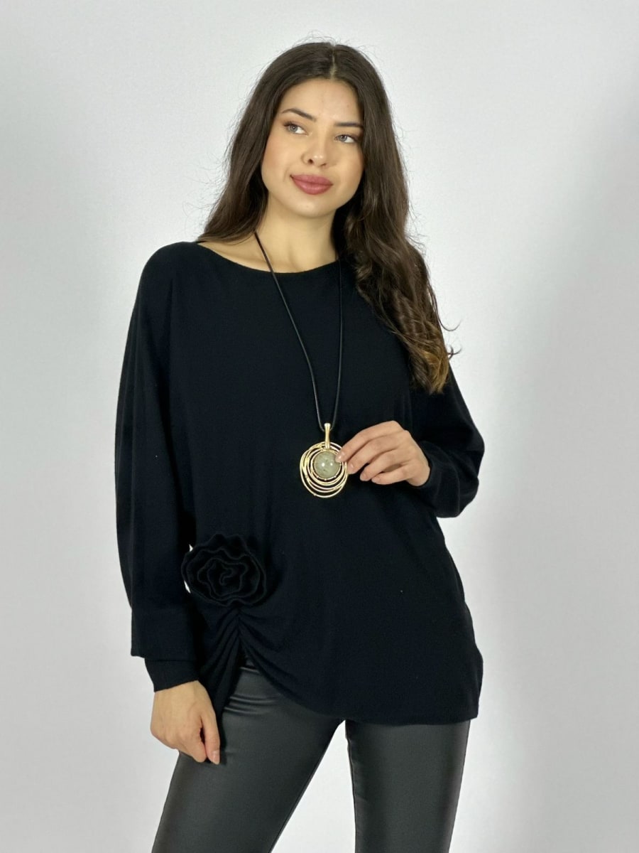 Sweater Spandex Rosa Costado A3-7318